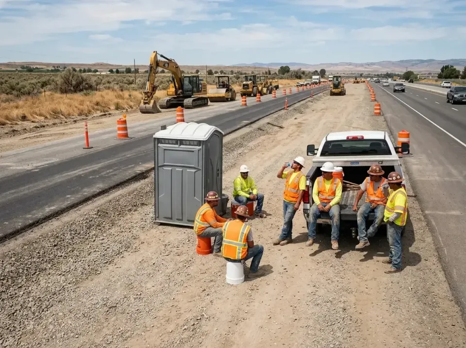 highway-road-construction-crew-007 — frequently asked questions, Porta Potty and Restroom Rentals in Hoopa, CA